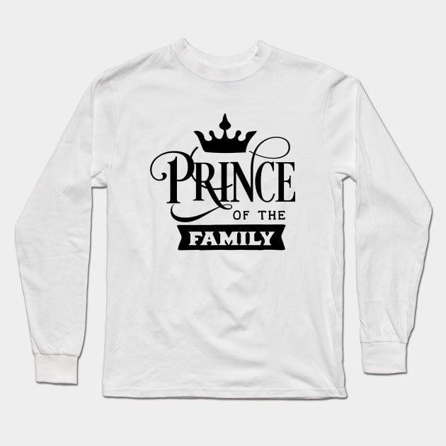 Prince Of The Family Long Sleeve T-Shirt by Astramaze